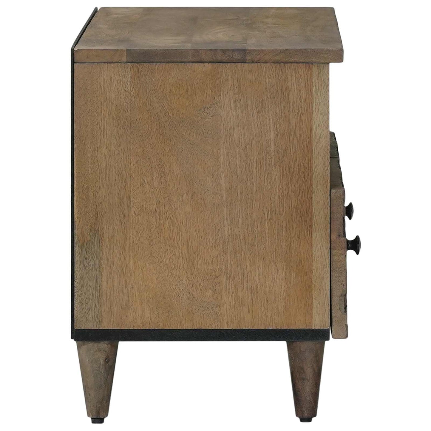 vidaXL TV Cabinet Brown 70 x 33.5 x 46 cm Solid Mango Wood