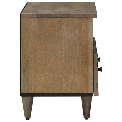 vidaXL TV Cabinet Brown 70 x 33.5 x 46 cm Solid Mango Wood