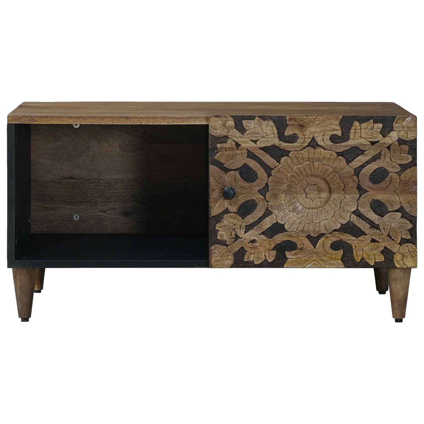 vidaXL Coffee Table Brown 80 x 50 x 40 cm Solid Mango Wood