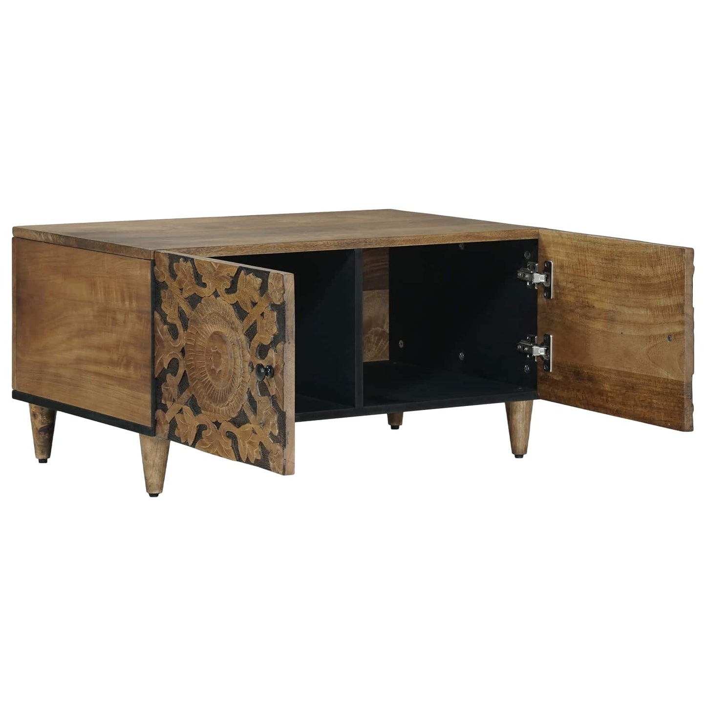 vidaXL Coffee Table Brown 80 x 50 x 40 cm Solid Mango Wood