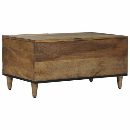 vidaXL Coffee Table Brown 80 x 50 x 40 cm Solid Mango Wood