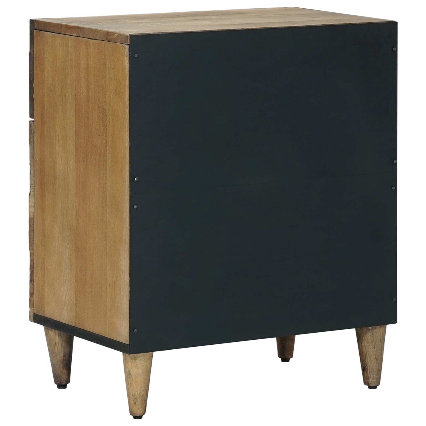 vidaXL Bed cabinet with Drawer Brown 50 x 33 x 60 cm Solid Mango Wood