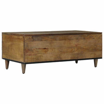 vidaXL Coffee Table Brown 100 x 54 x 40 cm Solid Mango Wood