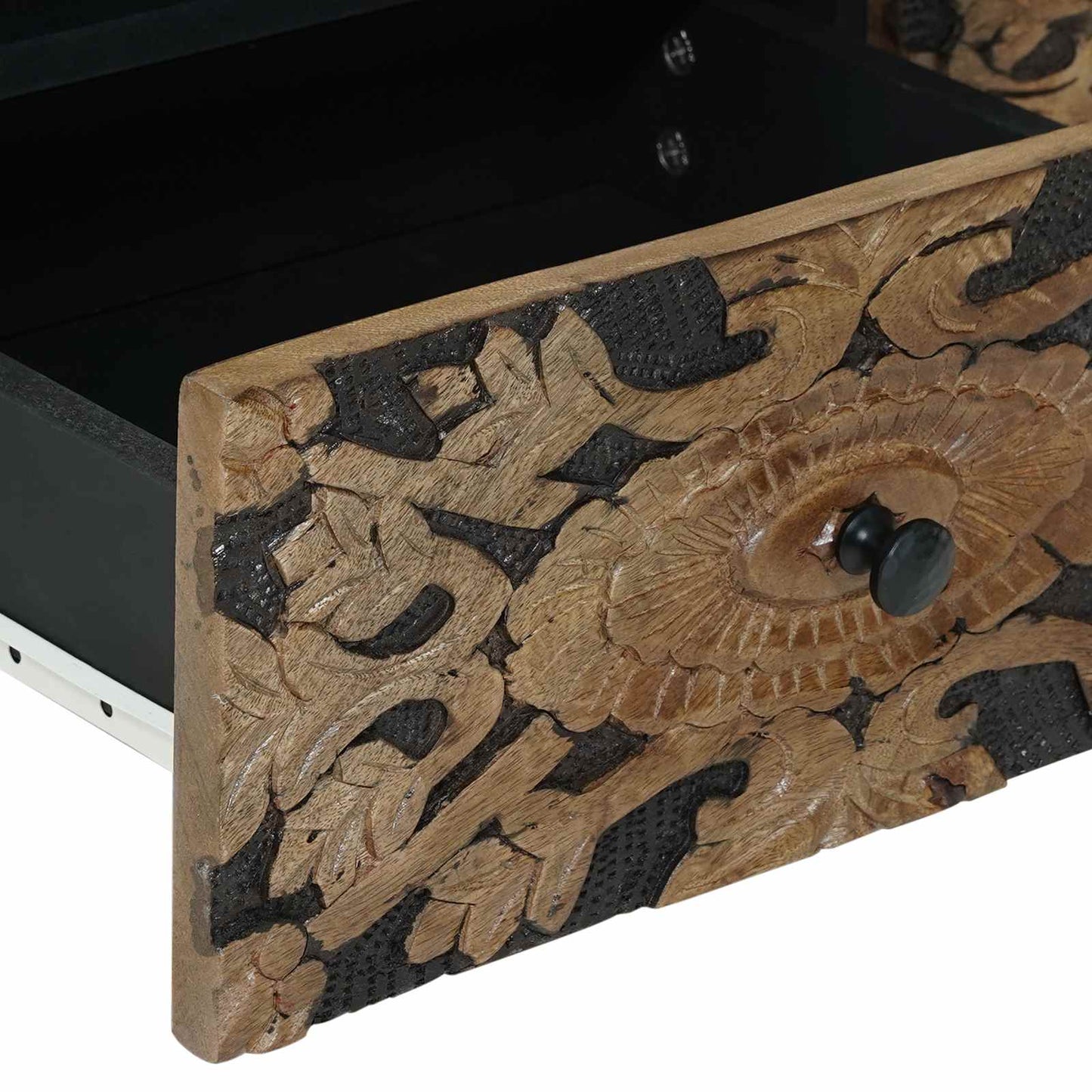 vidaXL Coffee Table with Drawer Brown 80 x 54 x 40 cm Solid Mango Wood