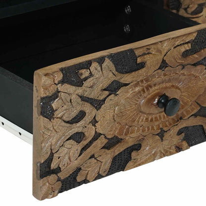 vidaXL Coffee Table with Drawer Brown 80 x 54 x 40 cm Solid Mango Wood