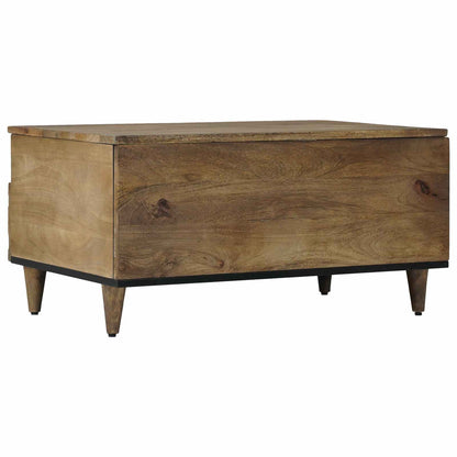 vidaXL Coffee Table with Drawer Brown 80 x 54 x 40 cm Solid Mango Wood