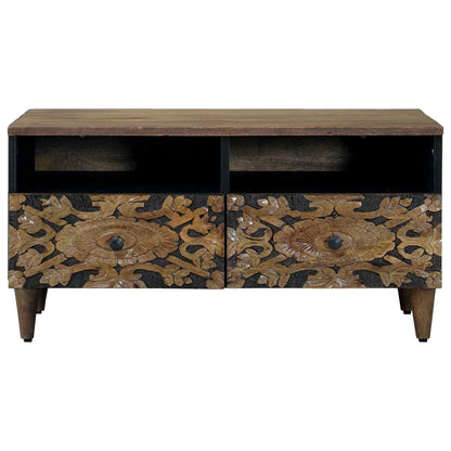 vidaXL Coffee Table with Drawer Brown 80 x 54 x 40 cm Solid Mango Wood