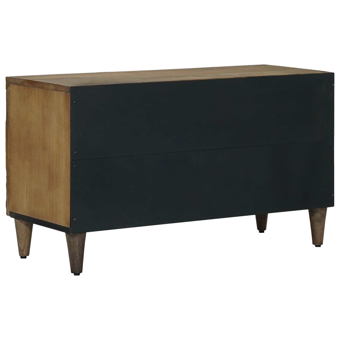 vidaXL TV Cabinet with Shelf Brown 80 x 31.5 x 46 cm Solid Mango Wood