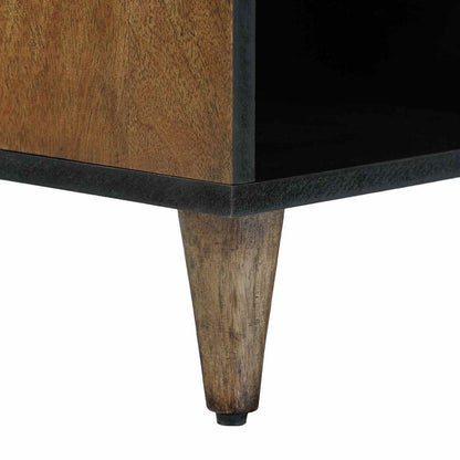 vidaXL TV Cabinet with Shelf Brown 100 x 33.5 x 46 cm Solid Mango Wood