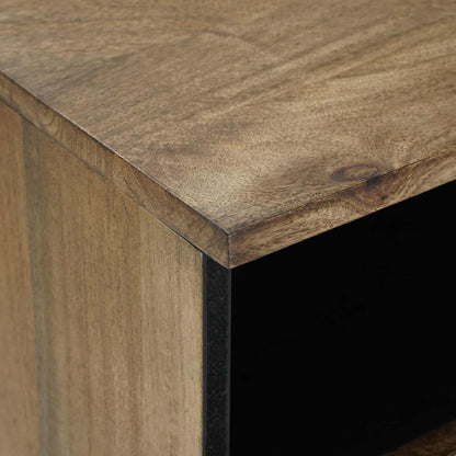 vidaXL TV Cabinet with Drawer Brown 80 x 33.5 x 46 cm Solid Mango Wood