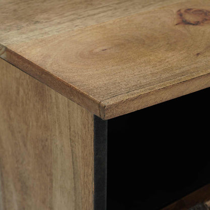 vidaXL TV Cabinet with Shelf Brown 100 x 33.5 x 46 cm Solid Mango Wood