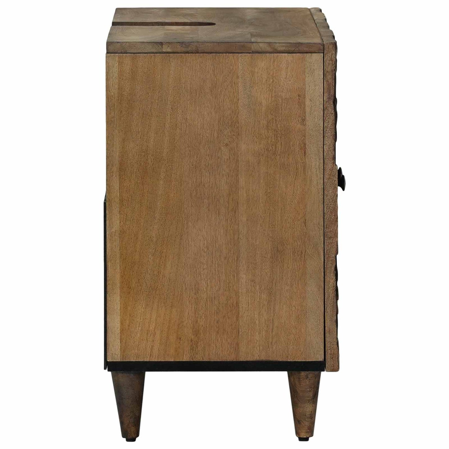 vidaXL Bathroom Sink Cabinet Brown 62 x 33 x 58 cm Solid Mango Wood