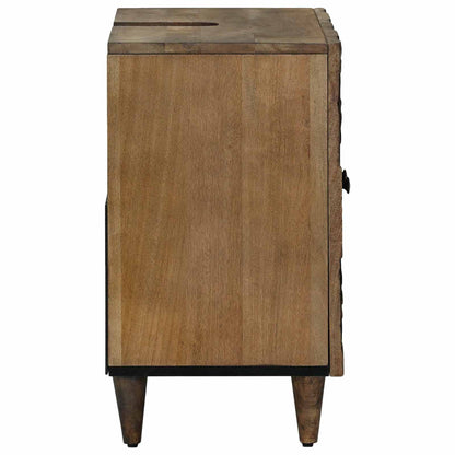 vidaXL Bathroom Sink Cabinet Brown 62 x 33 x 58 cm Solid Mango Wood