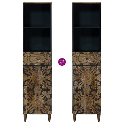 vidaXL Bathroom Cabinet Brown 38 x 33.5 x 160 cm Solid Mango Wood