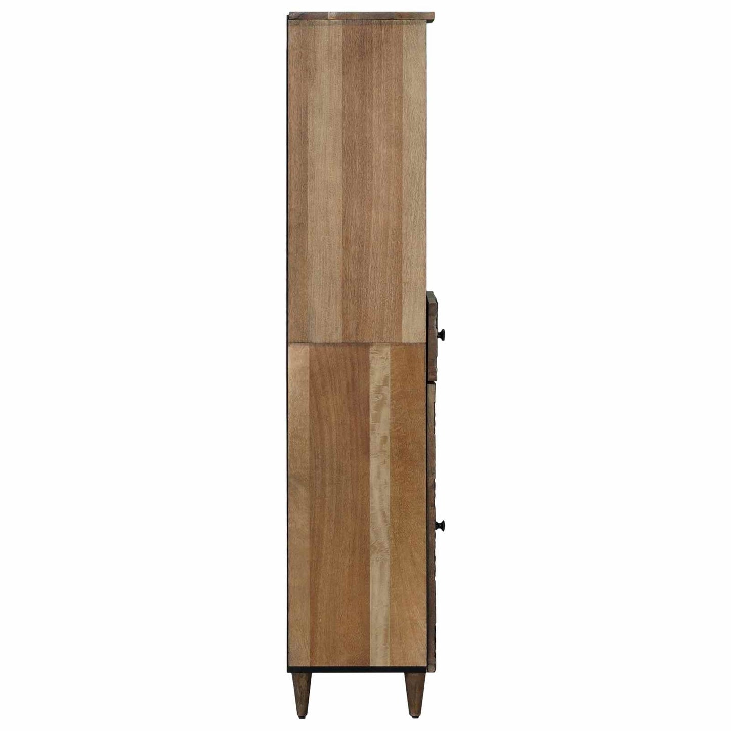 vidaXL Bathroom Cabinet Brown 38 x 33.5 x 160 cm Solid Mango Wood