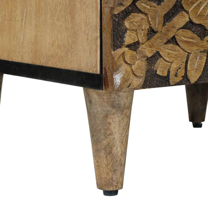 vidaXL Sideboard Brown 40 x 33.5 x 75 cm Solid Mango Wood