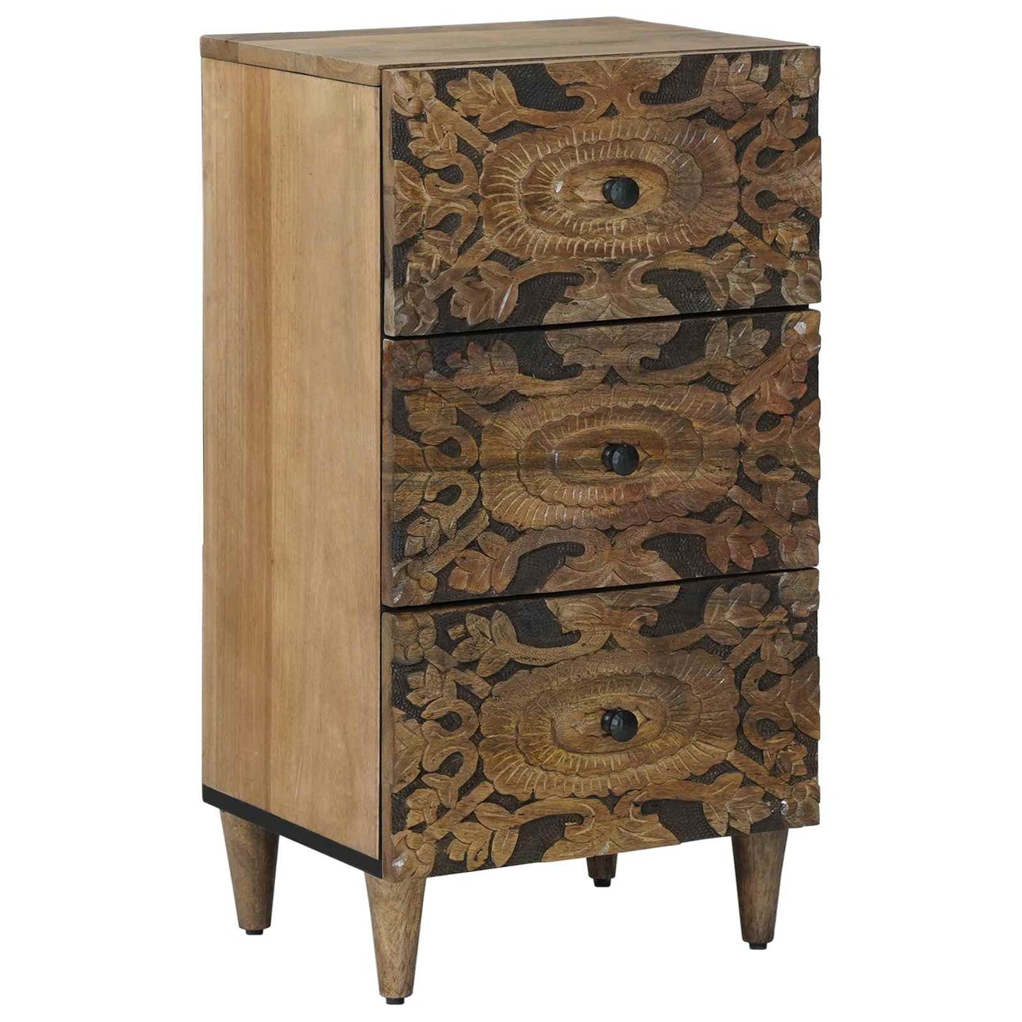 vidaXL Sideboard Brown 40 x 33.5 x 75 cm Solid Mango Wood