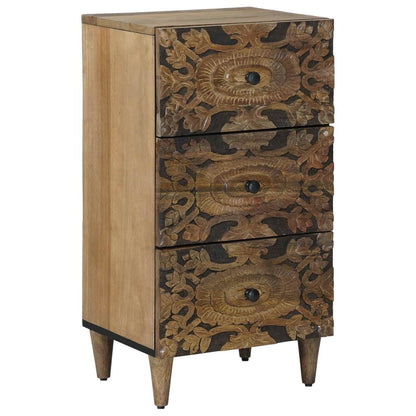 vidaXL Sideboard Brown 40 x 33.5 x 75 cm Solid Mango Wood