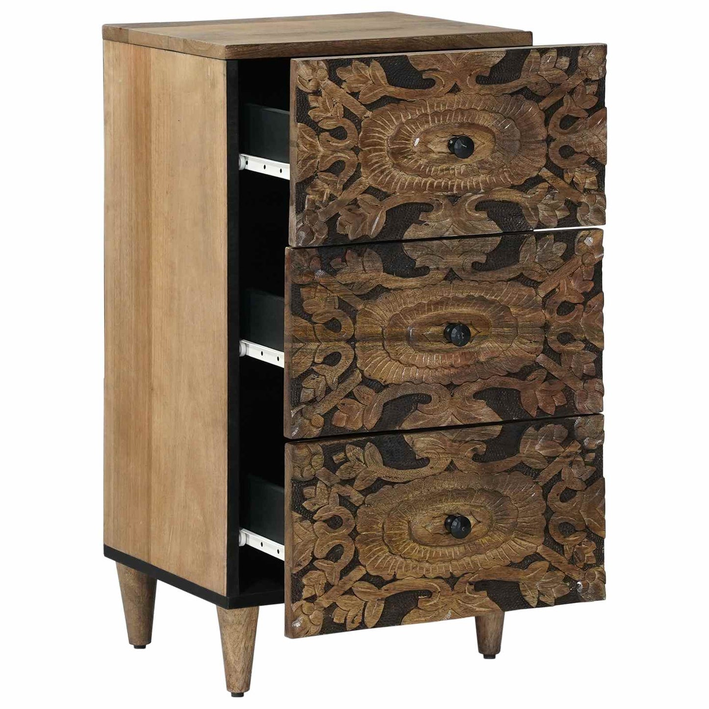 vidaXL Sideboard Brown 40 x 33.5 x 75 cm Solid Mango Wood
