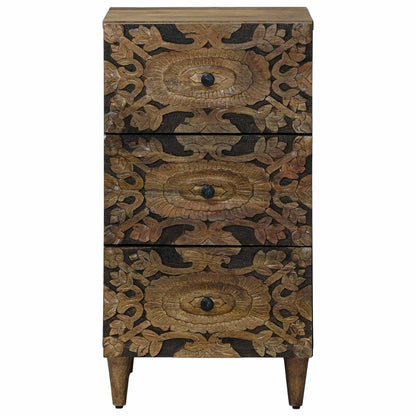 vidaXL Sideboard Brown 40 x 33.5 x 75 cm Solid Mango Wood