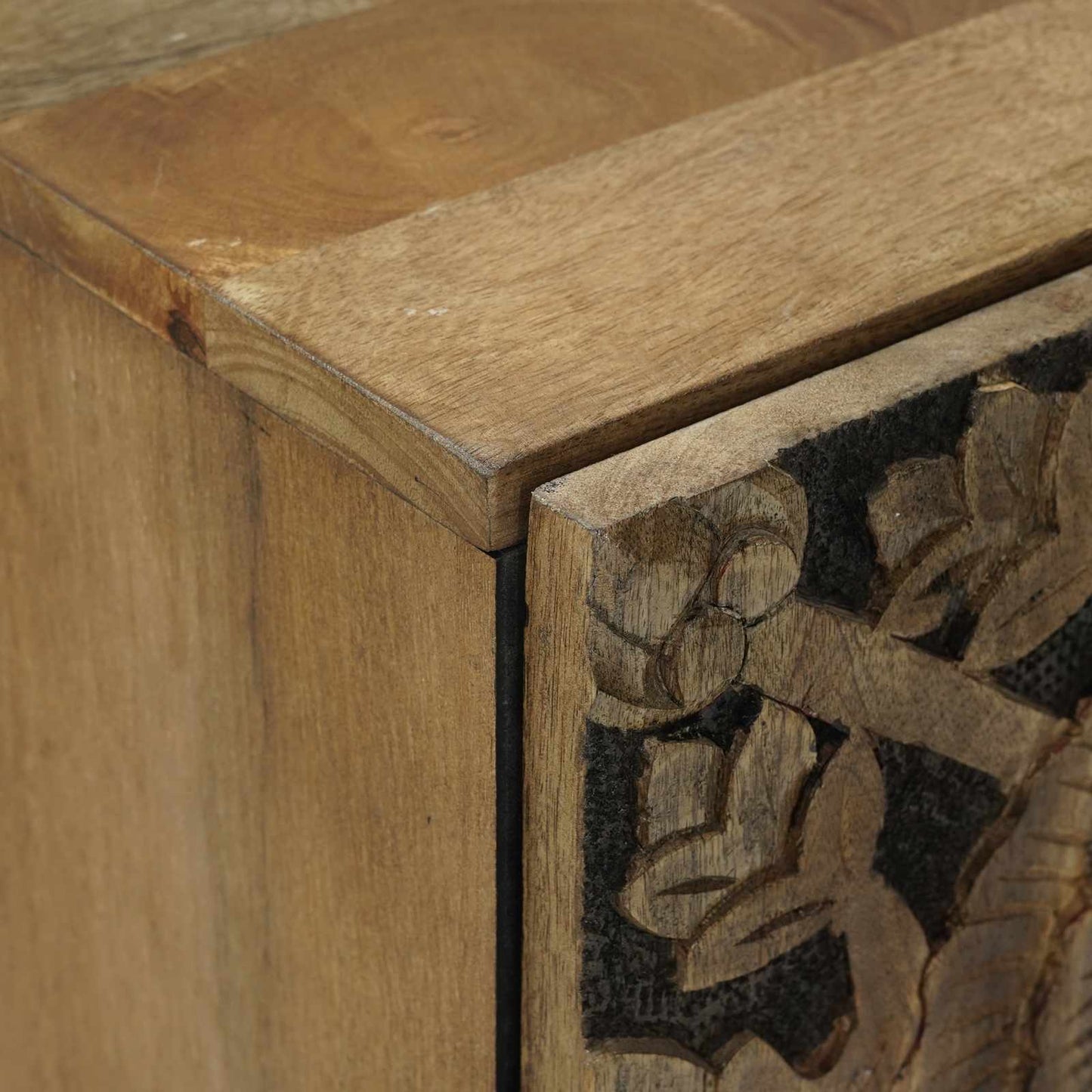 vidaXL Sideboard with Storage Brown 40 x 33.5 x 75 cm Solid Mango Wood