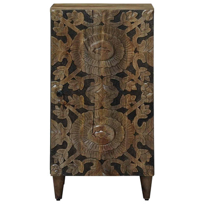 vidaXL Sideboard with Storage Brown 40 x 33.5 x 75 cm Solid Mango Wood