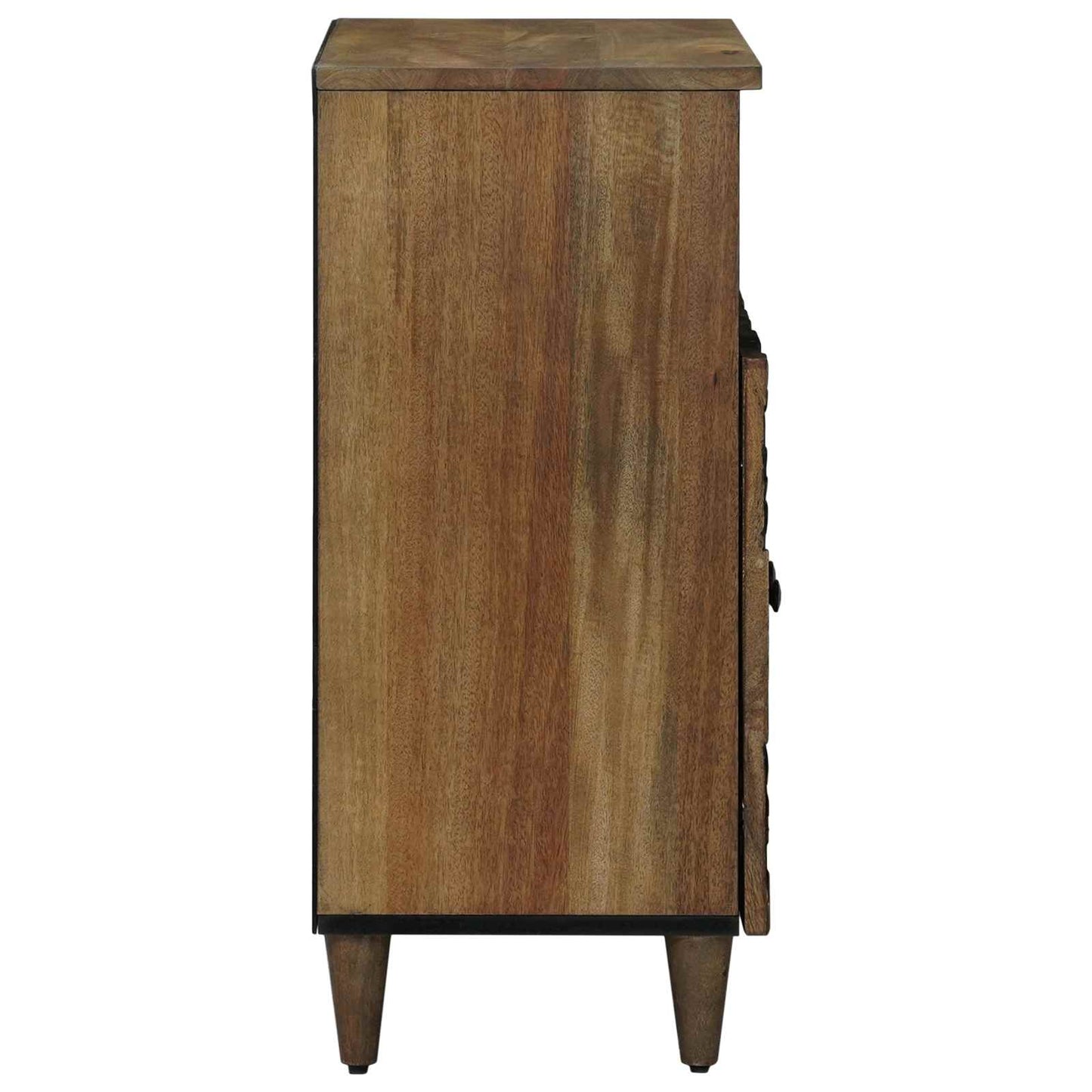 vidaXL Sideboard with Storage Brown 60 x 33.5 x 75 cm Solid Mango Wood