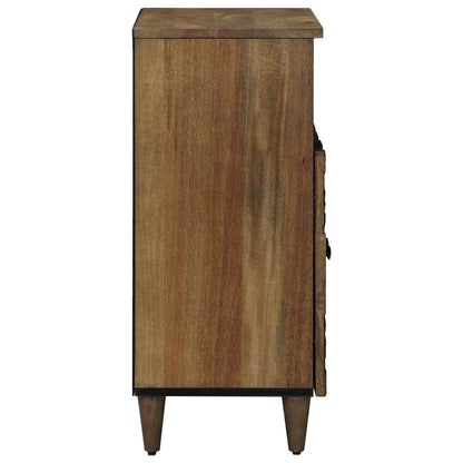 vidaXL Sideboard with Storage Brown 60 x 33.5 x 75 cm Solid Mango Wood
