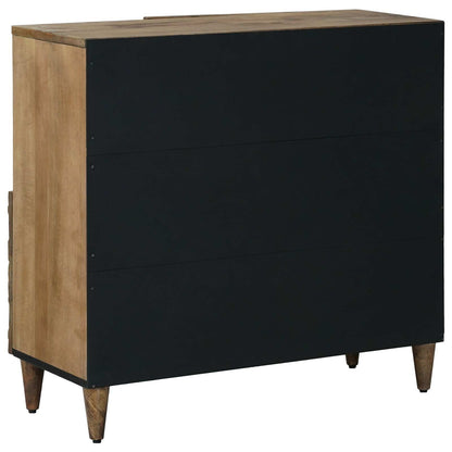 vidaXL Sideboard with Storage Brown 80 x 33.5 x 75 cm Solid Mango Wood