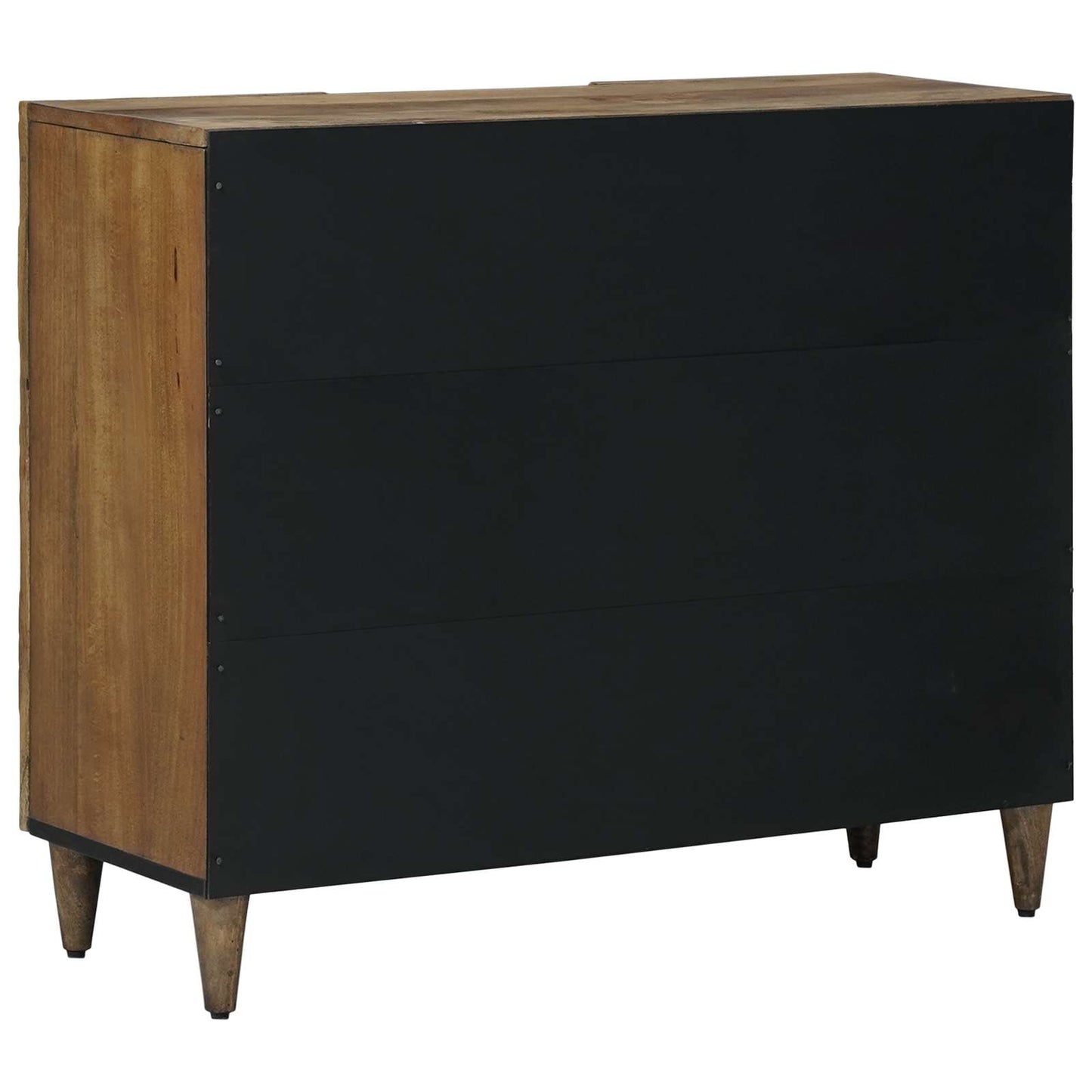 vidaXL Sideboard with Shelf Brown 90 x 33.5 x 75 cm Solid Mango Wood
