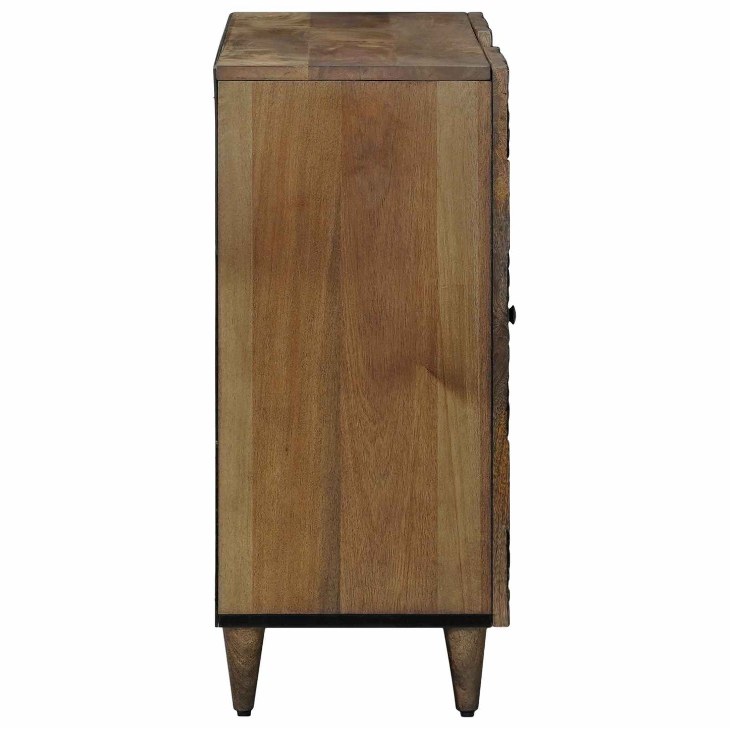 vidaXL Sideboard with Shelf Brown 90 x 33.5 x 75 cm Solid Mango Wood