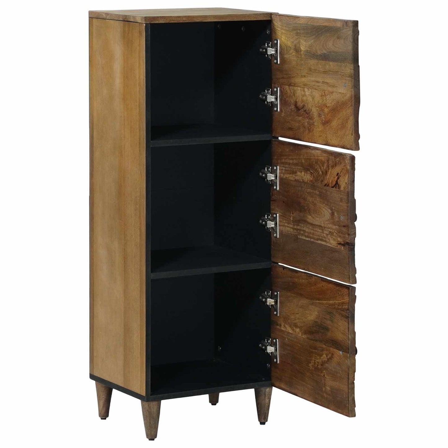 vidaXL High Board with Shelf Brown 40 x 33.5 x 110 cm Solid Mango Wood