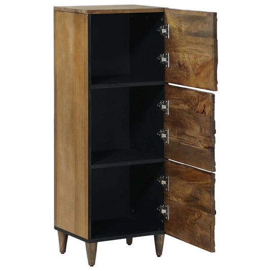 vidaXL High Board with Shelf Brown 40 x 33.5 x 110 cm Solid Mango Wood