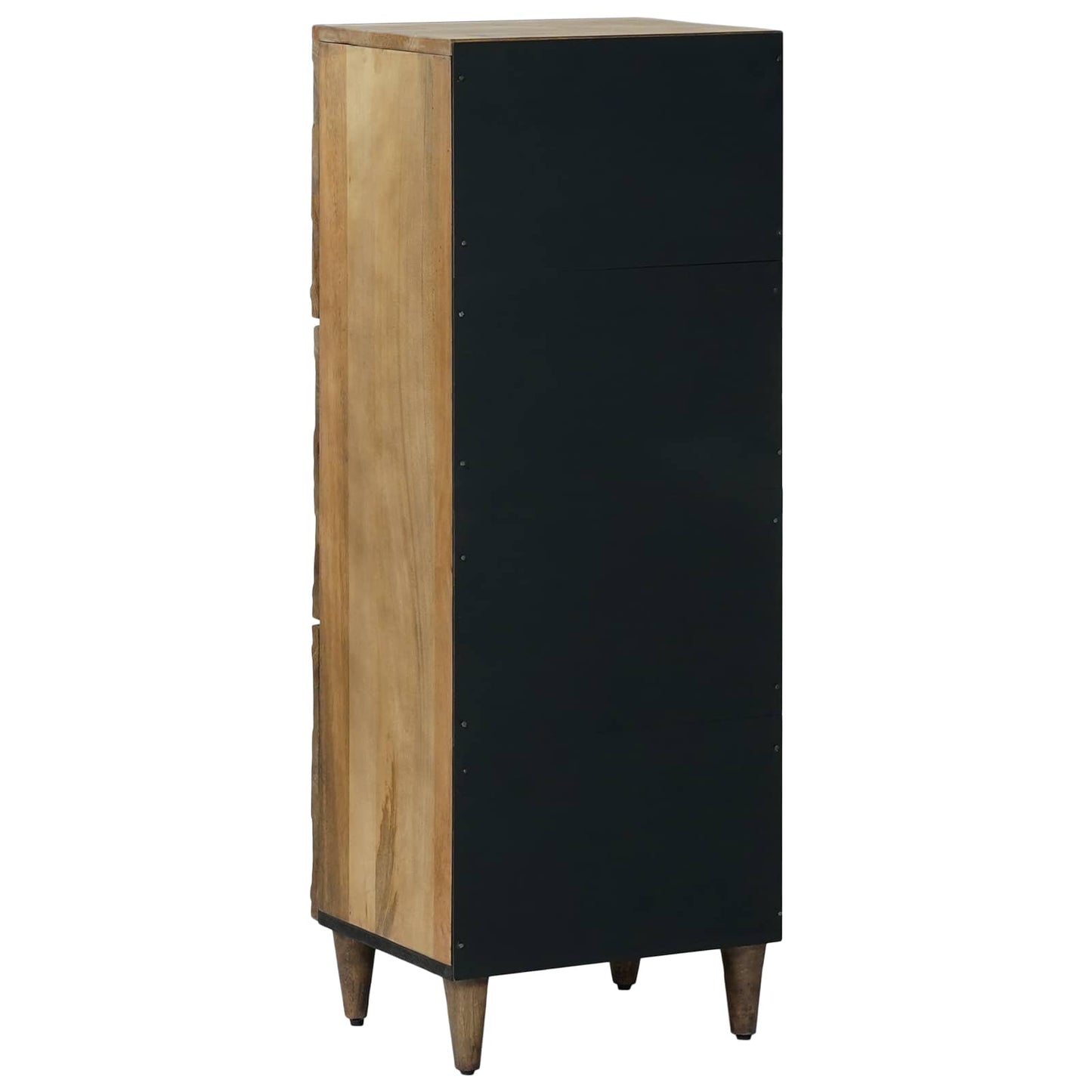 vidaXL High Board with Shelf Brown 40 x 33.5 x 110 cm Solid Mango Wood