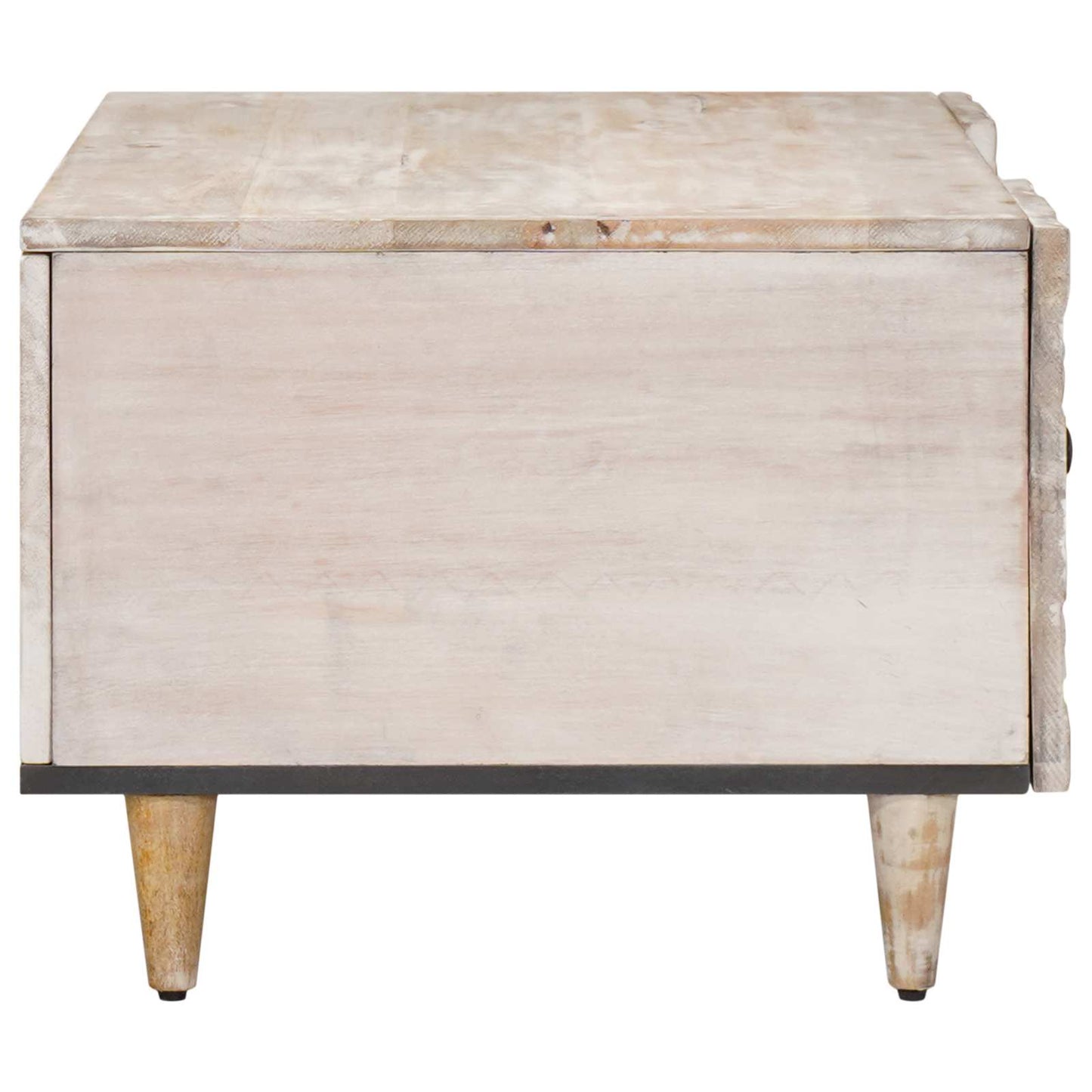 vidaXL Coffee Table White 100 x 54 x 40 cm Solid Mango Wood
