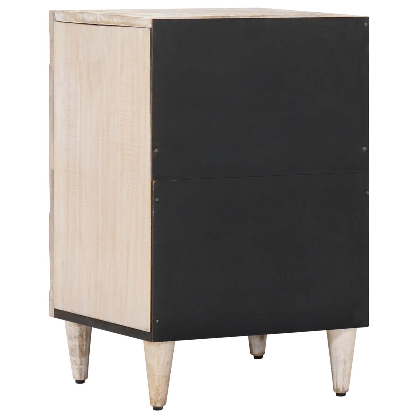 vidaXL Bathroom Cabinet White 38 x 33.5 x 58 cm Solid Mango Wood