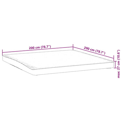 vidaXL Mattress Protector White 200x200 cm Waterproof