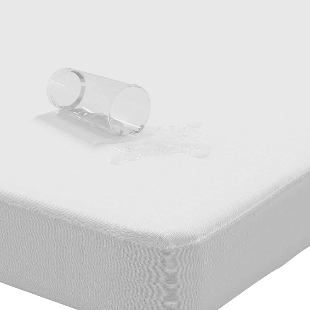 vidaXL Mattress Protector White 90x220 cm Waterproof