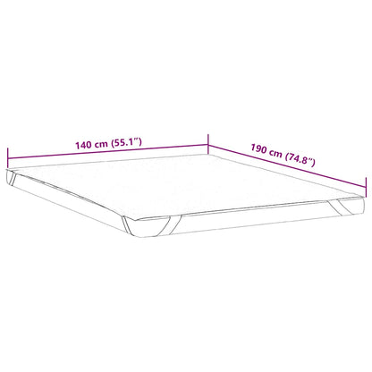 vidaXL Mattress Protector White 140x190 cm Waterproof