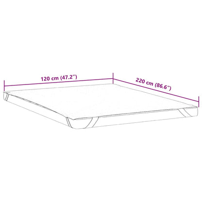 vidaXL Mattress Protector White 120x220 cm Waterproof