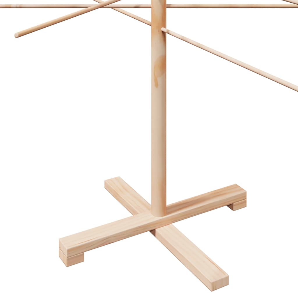 vidaXL Wooden Christmas Tree for Decoration 210 cm Solid Wood Pine