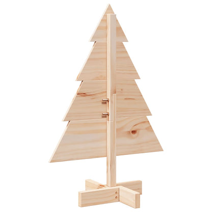 vidaXL Wooden Christmas Tree for Decoration 70 cm Solid Wood