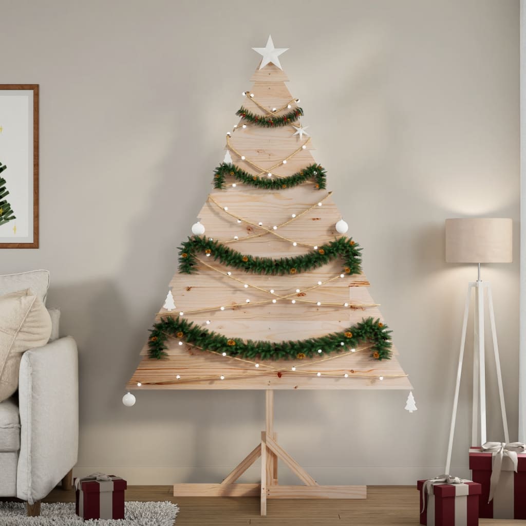 vidaXL Wooden Christmas Tree for Decoration 180 cm Solid Wood