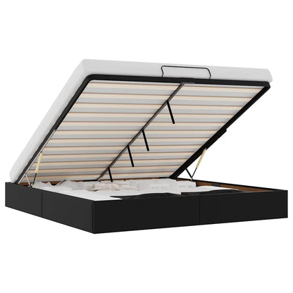 vidaXL Ottoman Bed Frame without Mattress Black