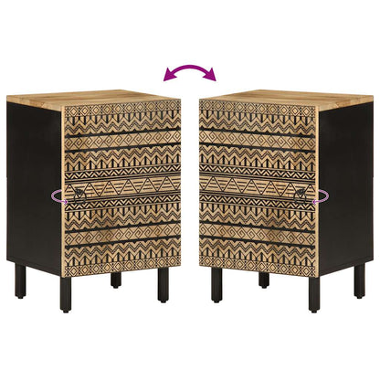vidaXL Bathroom Cabinet 38x33.5x58 cm Solid Wood Mango