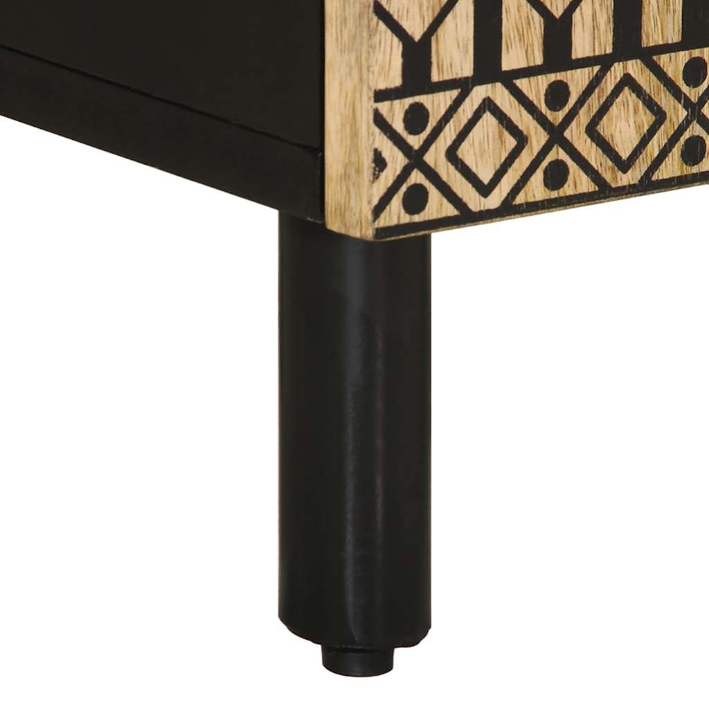 vidaXL Bathroom Cabinet 38x33.5x58 cm Solid Wood Mango