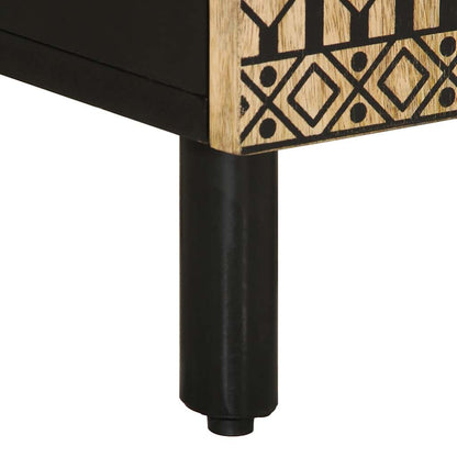 vidaXL Bathroom Cabinet 38x33.5x58 cm Solid Wood Mango