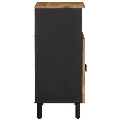 vidaXL Sideboard 60x33.5x75 cm Solid Rough Wood Mango