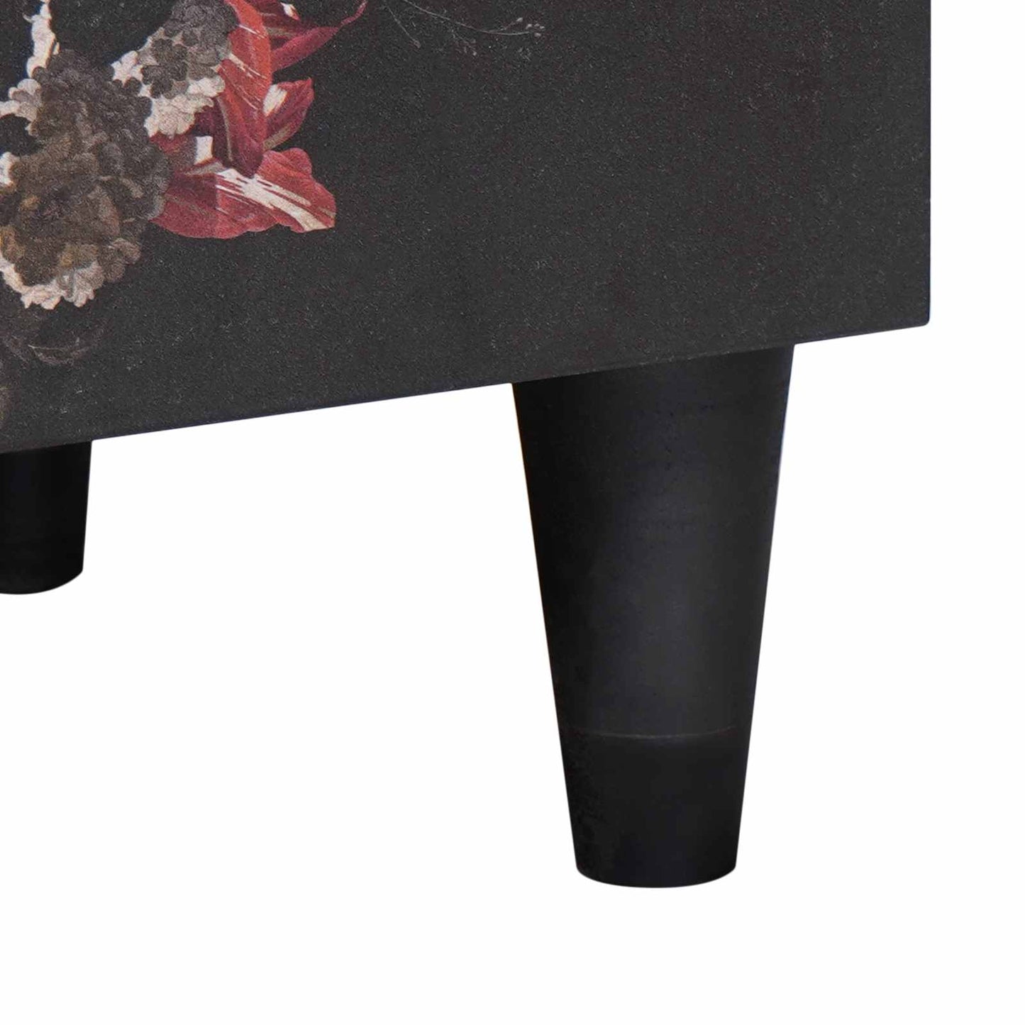 vidaXL Bedside Cabinet with Door Black 40 x 33 x 46 cm