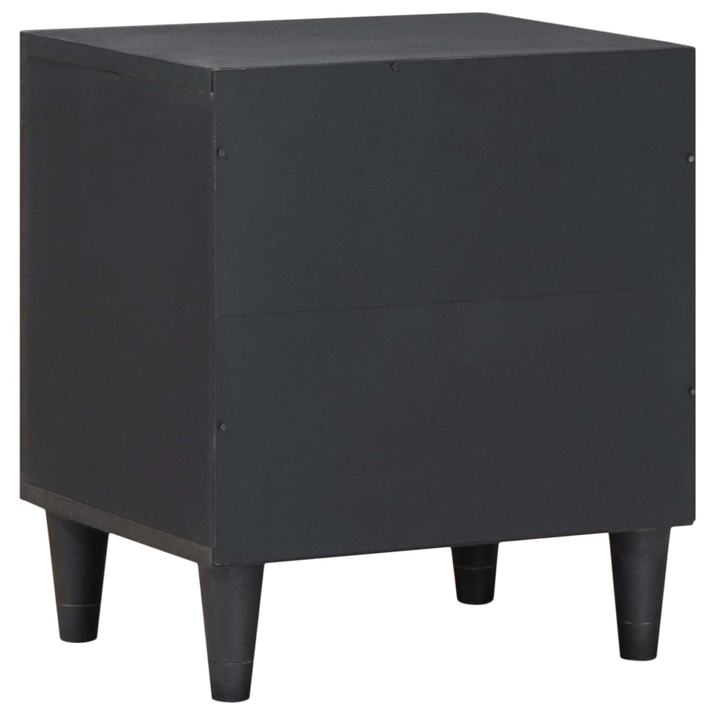 vidaXL Bedside Cabinet with Door Black 40 x 33 x 46 cm